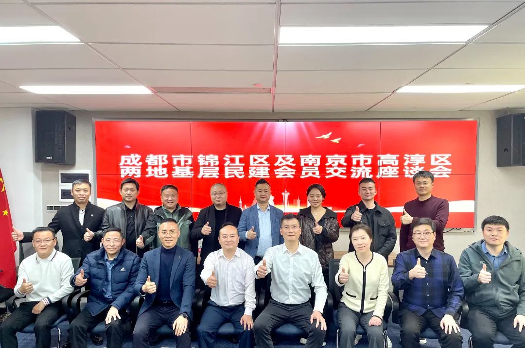 成都市锦江区及南京市高淳区两地基层民建会员交流座谈会圆满举行